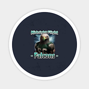 Midnight Flight Falcons Magnet